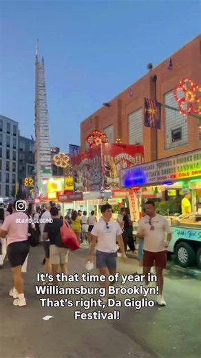 Giglio Festival! #italy #italianfood #williamsburgbrooklyn ‪@mrDancindave08109‬