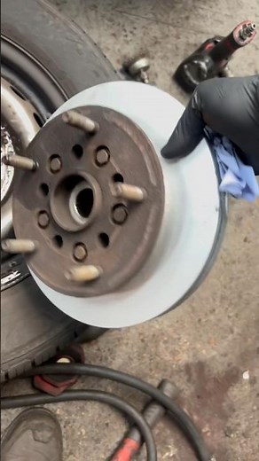 Ford transit replacing front ￼ brake disc ￼