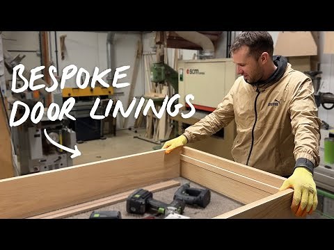 Bespoke Solid Oak Door Lining Manufacture Process- Bench Joinery