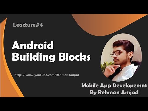 Lecture#4 | Android Building Blocks | Mobile App Development | Rehman Amjad | Hindi/Urdu