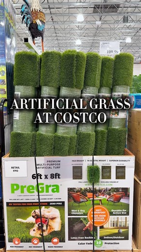 Costco Wonders | Emmanuel Martinez | Costco Finds | Costco just stocked 6x8 artificial grass and this is perfect if you want that green look without the maintenance. Great for renters, small... | Instagram