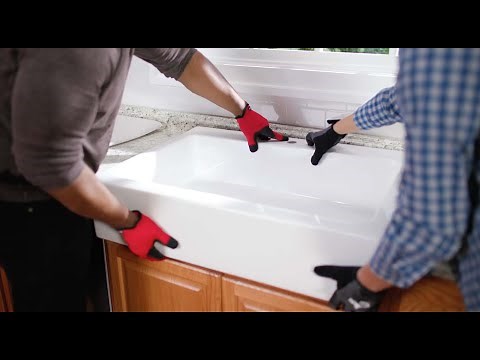 How to Install an Elkay Burnham Farmhouse Apron Kitchen Sink