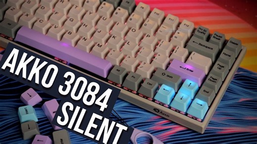 Ultra smooth switches: Akko 3084 silent review