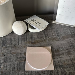 🏷️ NWT Cloth & Paper Ritual Circle Sticky Notes | Beige