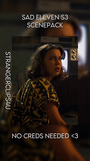 Stranger Things Eleven Season 3 Scene Pack Compilation