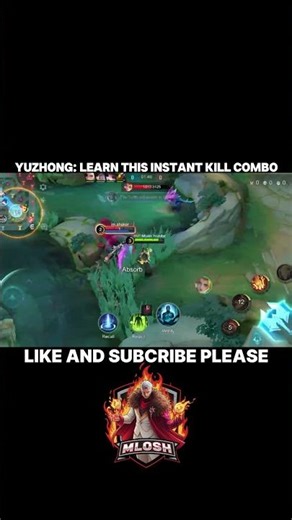 YUZHONG : LEARN THIS INSTANT KILL COMBO | YUZHONG EXP LANE GAMEPLAY | #mlbb