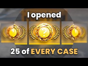 I Opened 25 of EVERY Case in CS2!