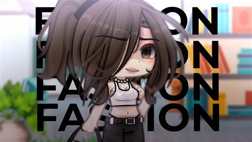 Gacha Life Fashion Show in Anime Street Background