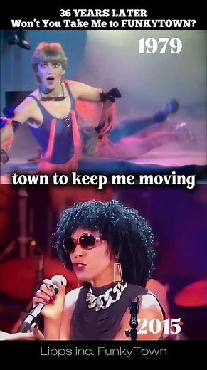 1979vs2015: Won't you Take me to FUNKYTOWN?! #lippsinc #funkytown #nostalgia #disco #80smusic