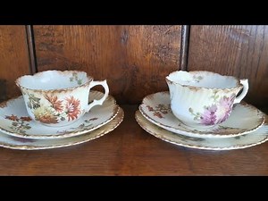 Antique Mintons Floral Porcelain China