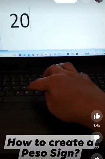 How to create a Peso sign in your pc/laptop