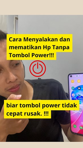 131K views · 2K reactions | Cara menyalakan dan mematikan hp tanpa tombol power #tutorialandroid | Tips Cerdas | Facebook