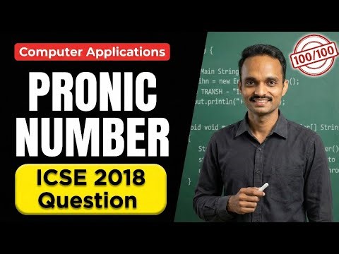 ICSE 2026: Pronic Number | Most Important Number Programs in Java