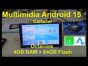 #49 Multimedia Android - Android 15 Octacore 4GB+64GB 2025 Carlaoer with usage tips
