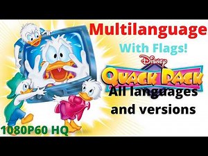 Quack Pack - intro Multilanguage | Every language dubbed | All versions | 1080p60 | HQ | NTSC