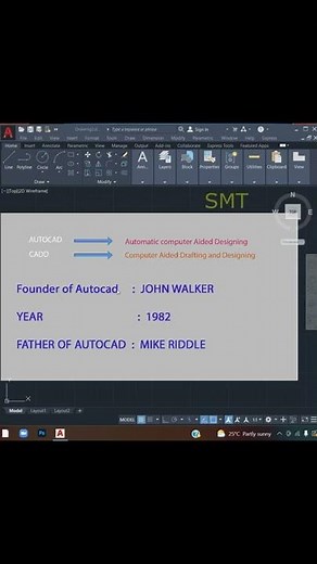 Autocad 2021 introduction | Autocad Complete Tutorial in Tamil | SMT | #shorts