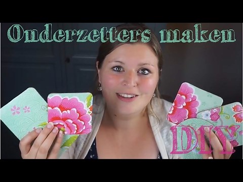 DIY: Onderzetters maken | Behang en kurk | Crea'Bella