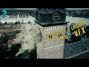 VFX Artist BLOWS UP Hometown Church using (3ds max + PhoenixFD + TYflow)!!