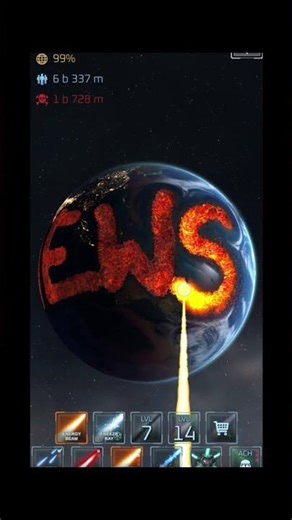 8 Billion view😱 destroy earth 🌎 #solarsmash