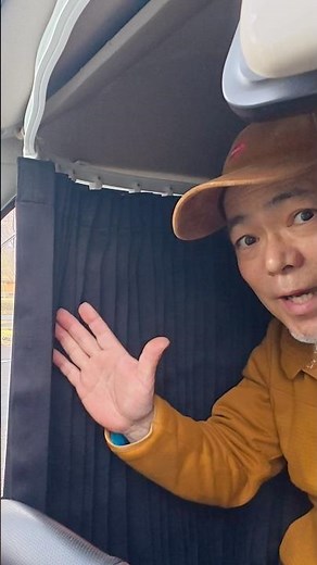 I installed 99.99% light-blocking curtains in my minivan! #shorts #diy