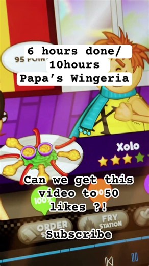 I’m Making a 10-HOUR Papa’s Wingeria Video! 🔥 #shorts