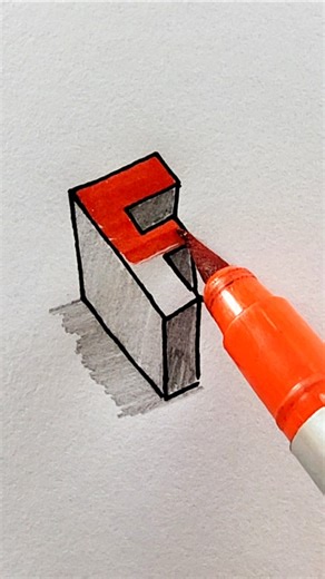 How to design 3d floating alphabet #3ddrawing #fontdesign #art 3ddesign