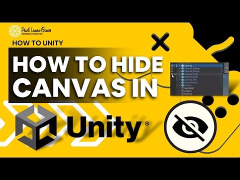 How to Hide Canvas in Unity | How to Unity