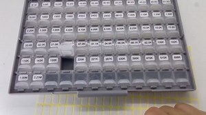 AideTek SMD 01005 Size 62 Values 100pcs EIA E-96 1% 1/32W Resistor kit in BOX-ALL-144