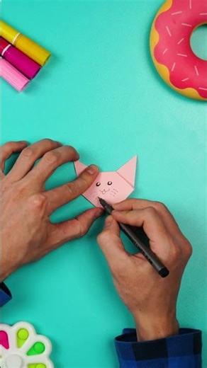 🐱💖 Who Loves Kittens? Save This Cute Origami!