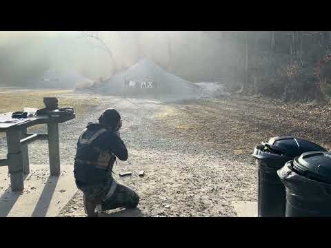 Army Rifle Qualification using the M16 ALT C Target 