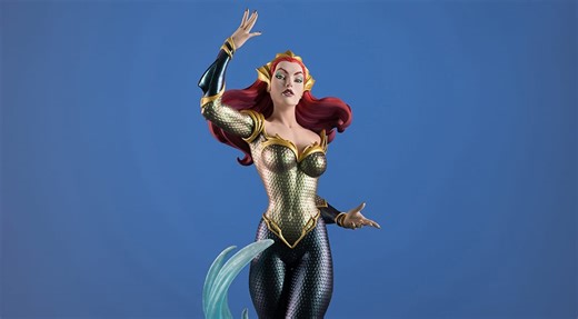 Mera joins McFarlane Toys’ DC Cover Girls line with new DC Direct statue