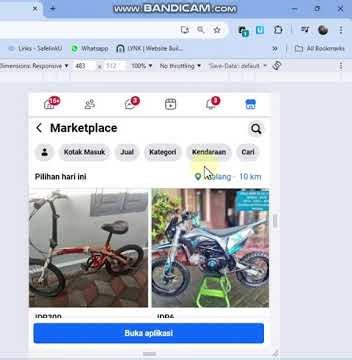 Rawat akunfb dan share postingan beranda dan produk marketplace #automa