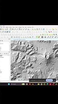 DEM to 3D Map in QGIS 🔥 Hillshade