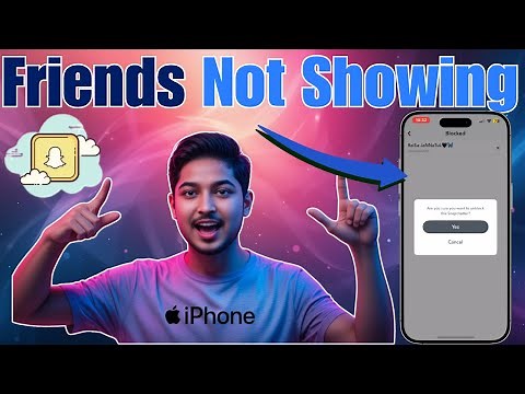 How To Fix Snapchat Not Showing Friends Problem - Detailed Tutorial