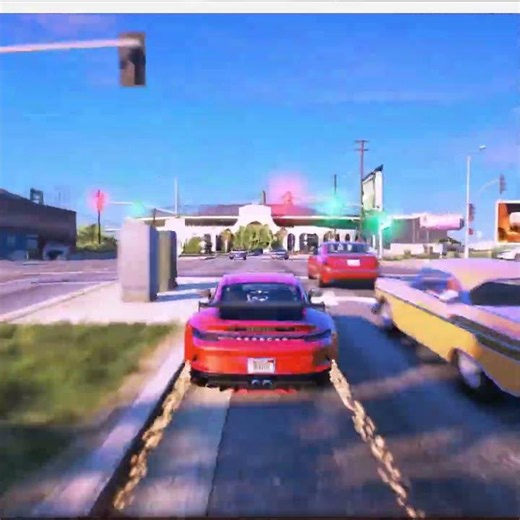 Porsche 911 Insane Overtake 🚗💨 | GTA 5#GTA5 #GTAV #Porsche911 #Porsche #Overtake #HighSpeed