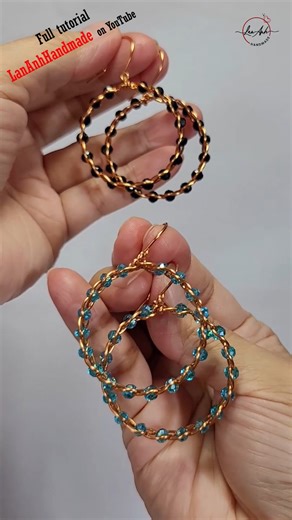 Lan Anh Handmade on Instagram: "3 Strand Braid earring - Free tutorial here https://youtu.be/421ynCVsH_s"