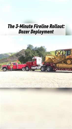 😱🇺🇸The 3-Minute Fireline Rollout: Dozer Deployment #fireman #firefighter #firefightertiktok #dreamjob #fireworks
