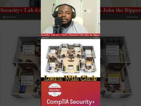 🔐 Security+ Lab 6.6.7 — Crack a Password with John the Ripper (Conceptual & Defensive)