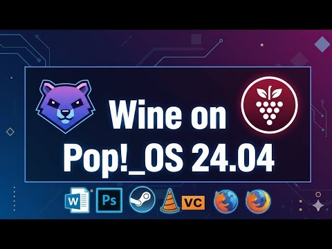 Install Wine on Pop!_OS 24.04 (Noble with Cosmic Desktop) – Run Windows Apps the Right Way