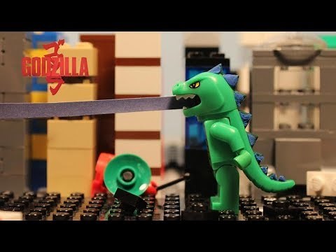 LEGO Cyclops - Godzilla v Mechagodzilla - Stopmotion