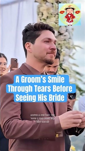 A Groom’s Smile Through Tears Before Seeing His Bride
