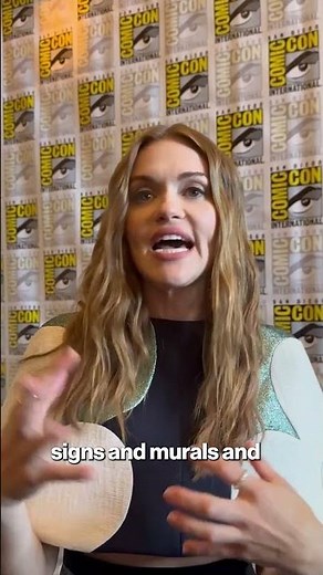 Hallmark Star Holland Roden Dishes On 'Holiday Touchdown: A Bills Love Story' At SDCC 2025 #shorts
