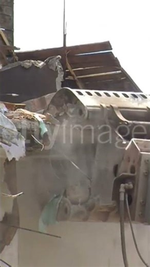 Demolition of apartment
