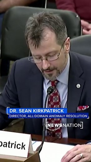 The #PENTAGON's leading #UFO expert, Dr. Sean Kirkpatrick, testified before Congress that he has seen "no credible evidence" of #extraterrestrial activity. | NewsNation