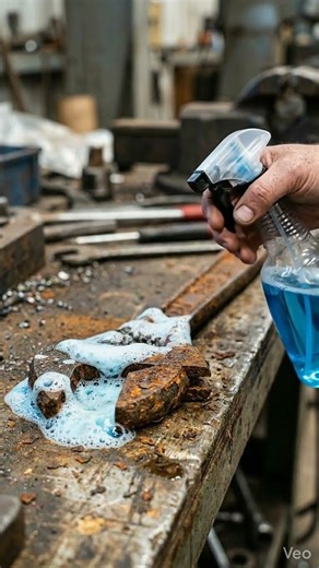 From Rust to Shine: Iron Wrench Key .#RustToShine #RustRemov #MechanicTools