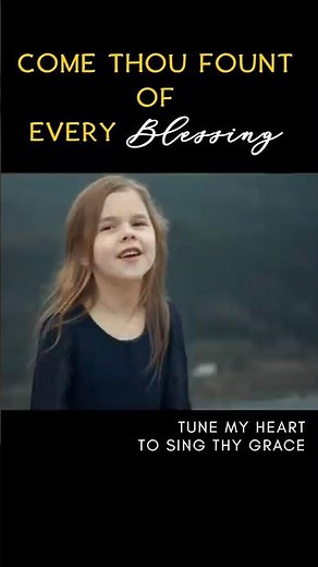 Come Thou Fount of Every Blessing #hymns, #blessings