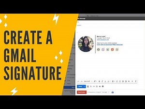GMAIL SIGNATURE WITH IMAGE, LINKS & MORE: Guide To Email Signature Design For Email Signature Gmail