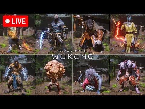 [LIVE] Black Myth Wukong but its Random Transformations Only