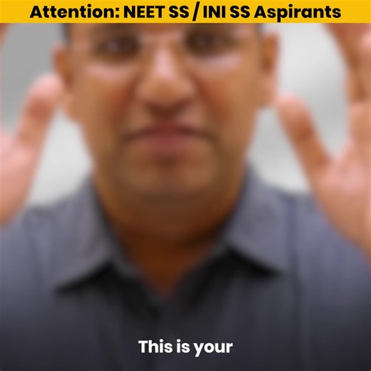 📚 Studying for NEET-SS / INI-SS for 1, 2 or even 3 years? Still unsure what to focus on or how to crack it? 👨‍⚕️ Join India’s Top Super-Specialty Mentor – Dr. K. Vinayak Senthil – for a 90-Minute Webinar that reveals the 3-Step Framework used by 35,000 doctors to secure their DM/MCh seat! 🧠 Learn how to: ✅ Build a winning mindset ✅ Master high-yield content ✅ Crack even the toughest MCQs 👉 Register Now – Limited Seats! | SPEED Medical Centre