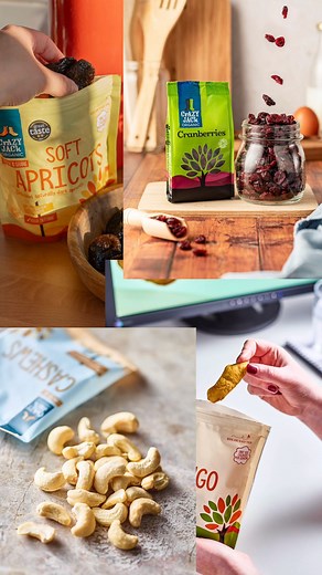 Organic snacks. Honestly made. Naturally loved 💚 Shop now on Ocado! | Crazy Jack Organic